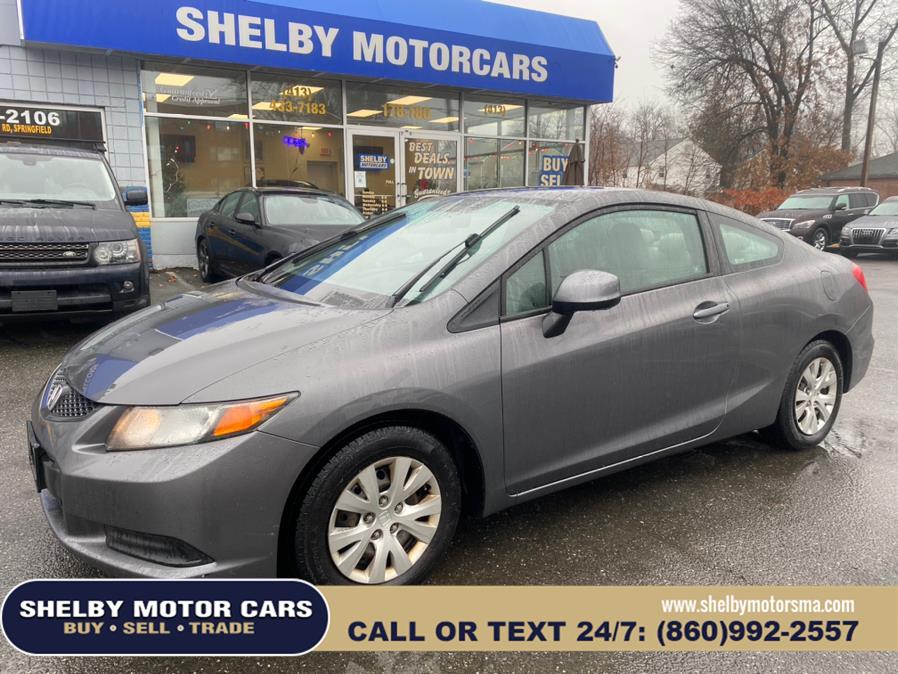 2012 Honda Civic Cpe 2dr Auto LX PZEV, available for sale in Springfield, Massachusetts | Shelby Motor Cars. Springfield, Massachusetts
