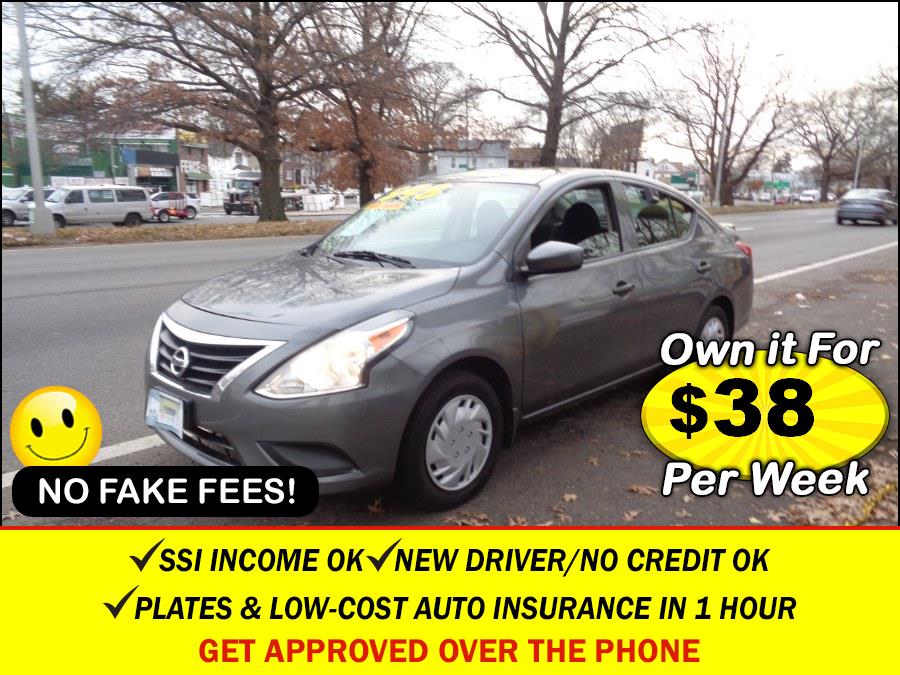 2016 Nissan Versa 4dr Sdn CVT 1.6 S Plus, available for sale in Elmont, New York | Sunrise of Elmont. Elmont, New York