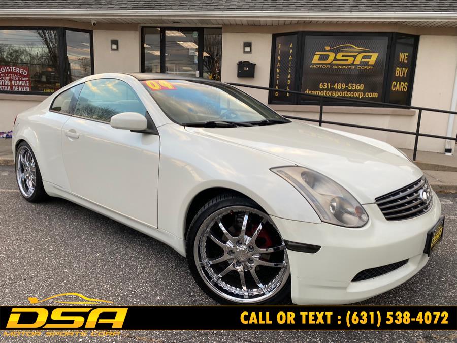 2004 Infiniti G35 Coupe 2dr Cpe Auto w/Leather, available for sale in Commack, New York | DSA Motor Sports Corp. Commack, New York