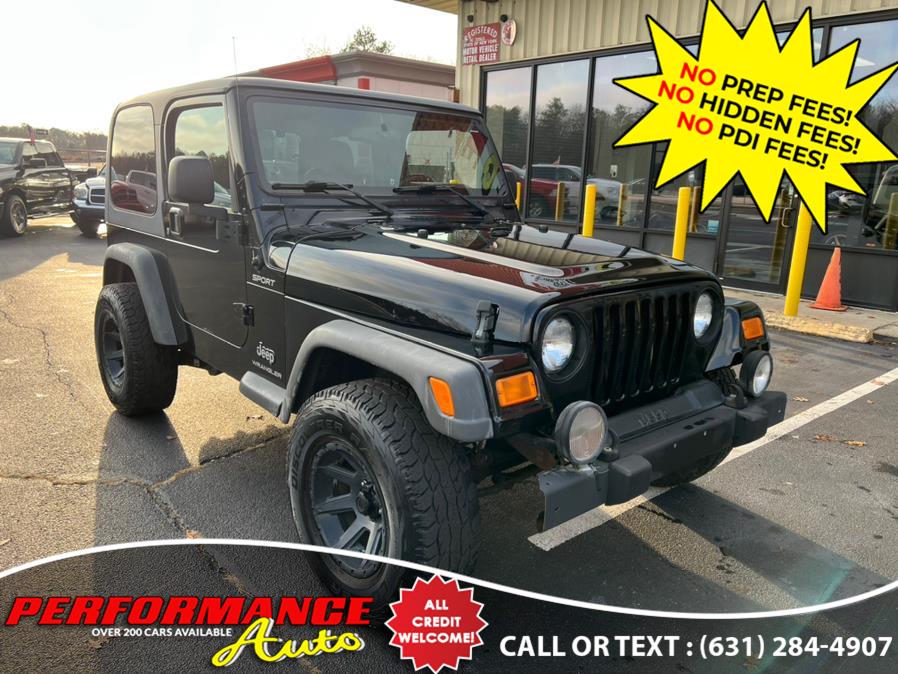 2005 Jeep Wrangler 2dr Sport, available for sale in Bohemia, New York | Performance Auto Inc. Bohemia, New York