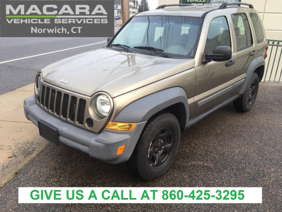 2005 Jeep Liberty 4dr Sport, available for sale in Norwich, Connecticut | MACARA Vehicle Services, Inc. Norwich, Connecticut