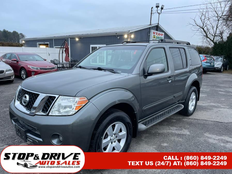 2008 Nissan Pathfinder 4WD 4dr V6 SE, available for sale in East Windsor, Connecticut | Stop & Drive Auto Sales. East Windsor, Connecticut