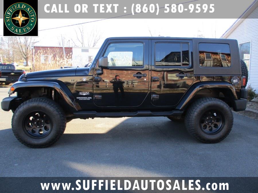 2009 Jeep Wrangler Unlimited 4WD 4dr Sahara, available for sale in Suffield, Connecticut | Suffield Auto LLC. Suffield, Connecticut