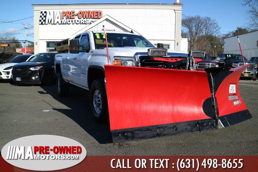 2017 GMC Sierra 2500HD with plow &sander 4WD Double Cab 144.2" SLE, available for sale in Huntington Station, New York | M & A Motors. Huntington Station, New York