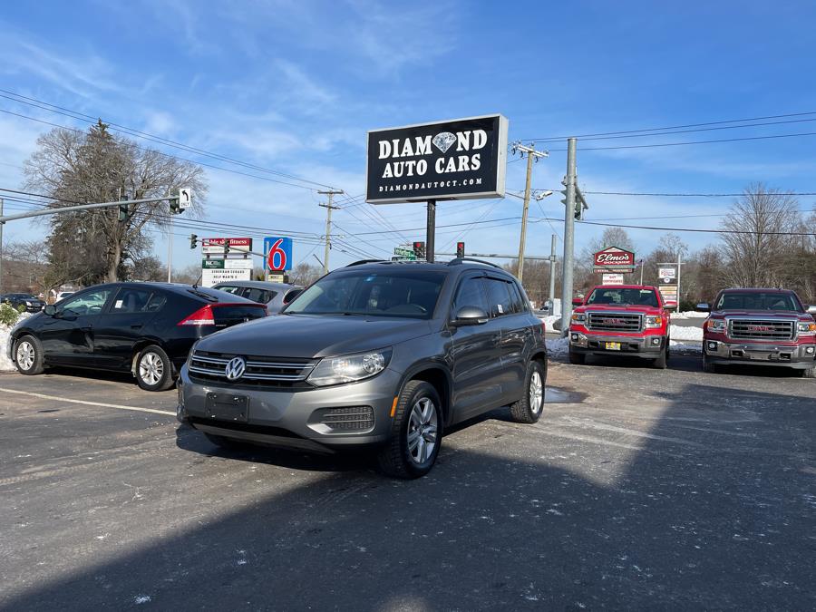 2016 Volkswagen Tiguan 4MOTION 4dr Auto S, available for sale in Vernon, Connecticut | TD Automotive Enterprises LLC DBA Diamond Auto Cars. Vernon, Connecticut
