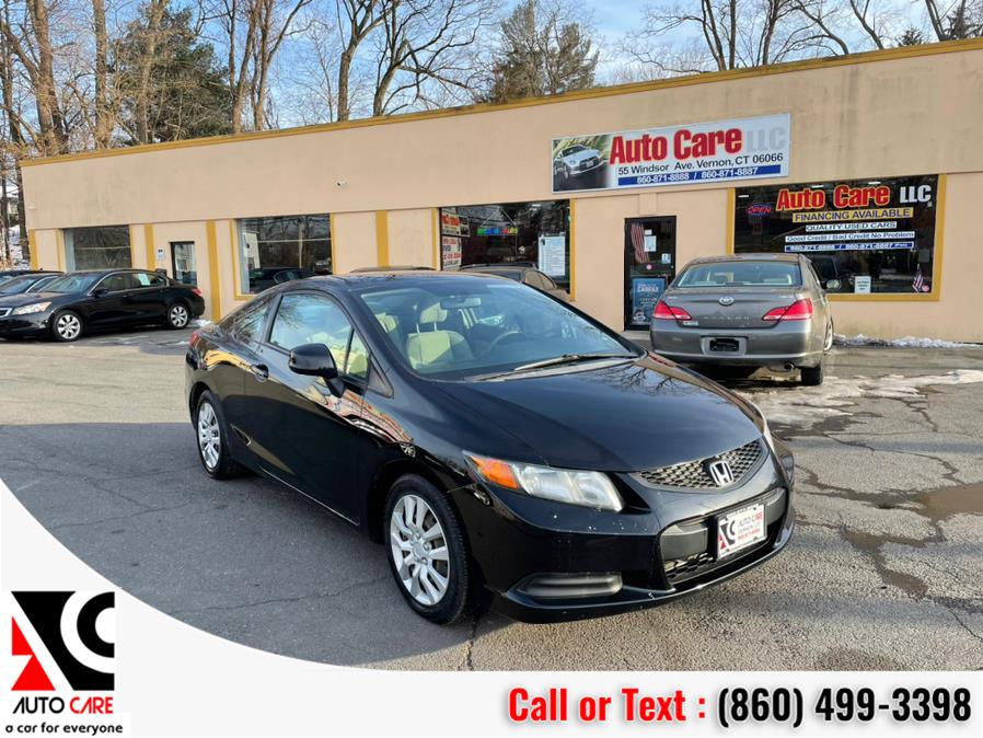 2012 Honda Civic Cpe 2dr Auto LX, available for sale in Vernon, Connecticut | Auto Care Motors. Vernon, Connecticut