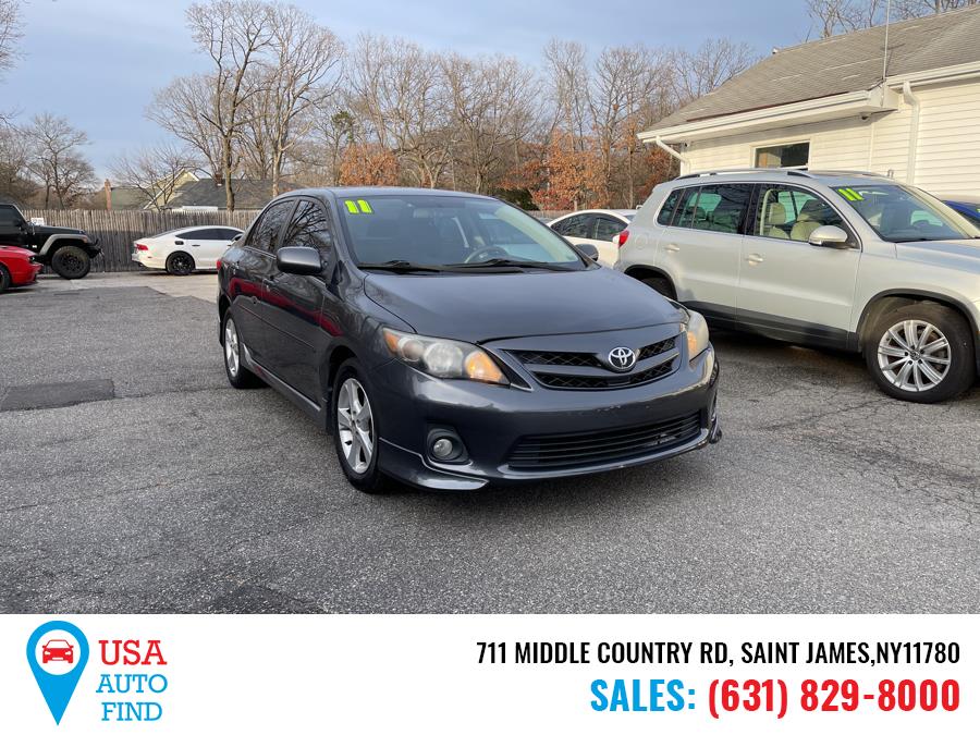 2011 Toyota Corolla 4dr Sdn Auto S, available for sale in Saint James, New York | USA Auto Find. Saint James, New York