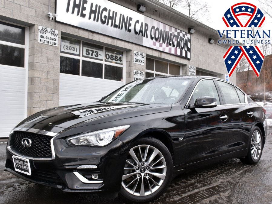2018 INFINITI Q50 3.0t LUXE AWD, available for sale in Waterbury, Connecticut | Highline Car Connection. Waterbury, Connecticut