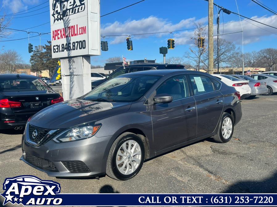 2018 Nissan Sentra S CVT, available for sale in Selden, New York | Apex Auto. Selden, New York
