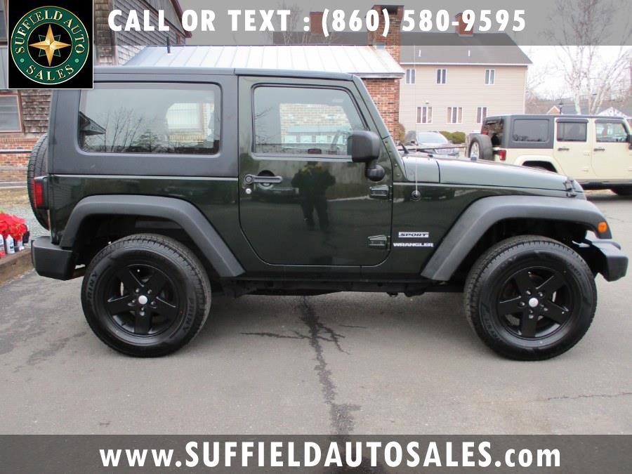 2010 Jeep Wrangler 4WD 2dr Sport, available for sale in Suffield, Connecticut | Suffield Auto LLC. Suffield, Connecticut