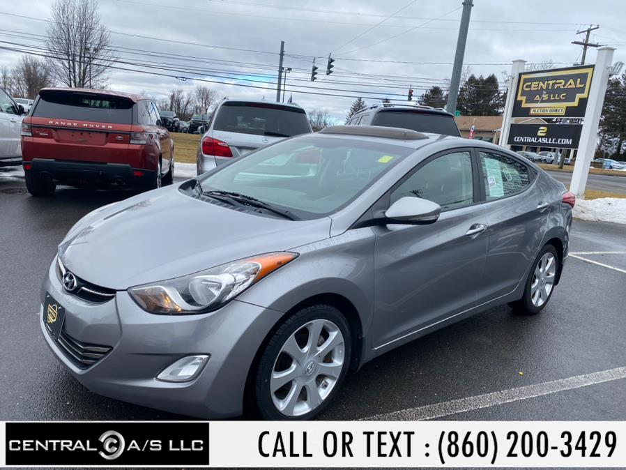 2012 Hyundai Elantra 4dr Sdn Auto Limited, available for sale in East Windsor, Connecticut | Central A/S LLC. East Windsor, Connecticut