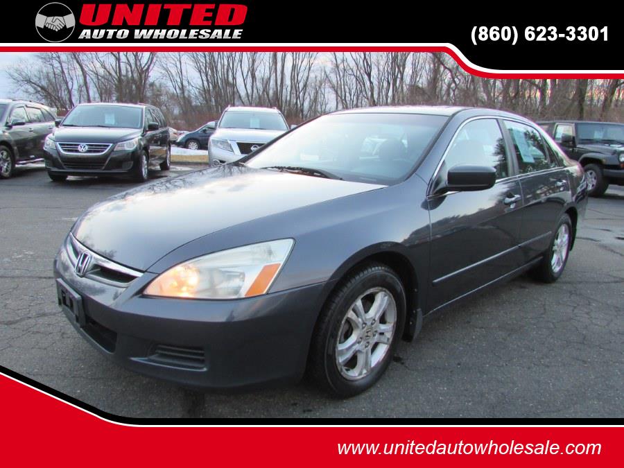 2007 Honda Accord Sdn 4dr I4 AT EX, available for sale in East Windsor, Connecticut | United Auto Sales of E Windsor, Inc. East Windsor, Connecticut