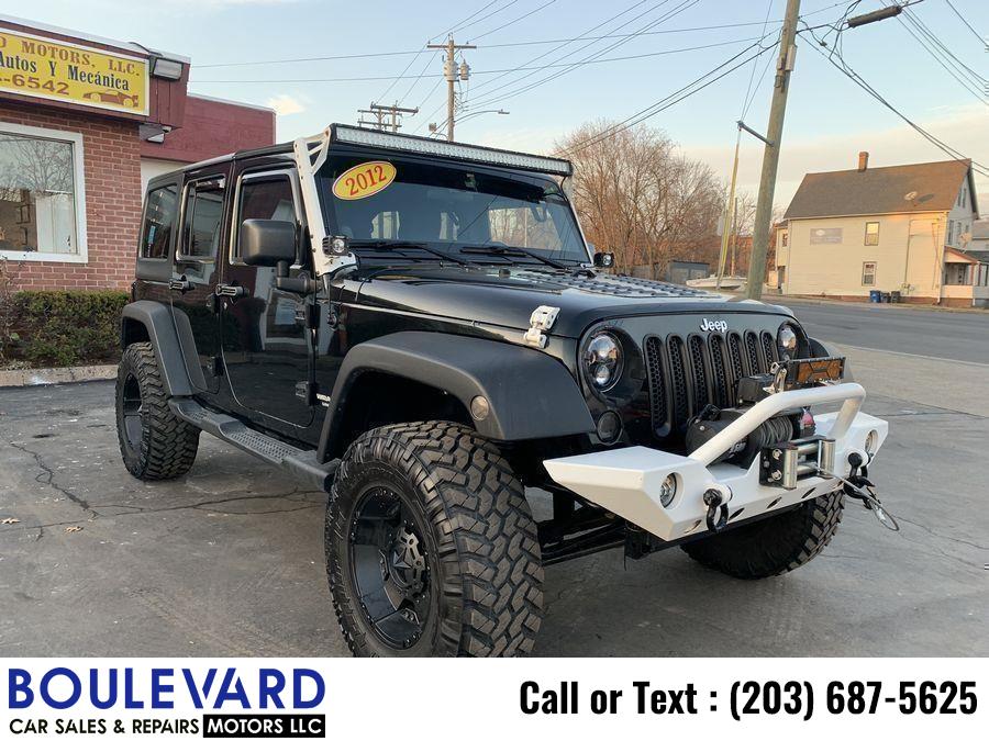 2012 Jeep Wrangler Unlimited Sport SUV 4D, available for sale in New Haven, Connecticut | Boulevard Motors LLC. New Haven, Connecticut
