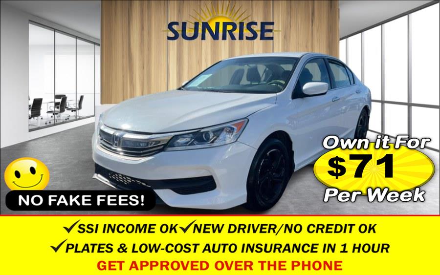 2016 Honda Accord Sedan 4dr I4 CVT LX, available for sale in Rosedale, New York | Sunrise Auto Sales. Rosedale, New York