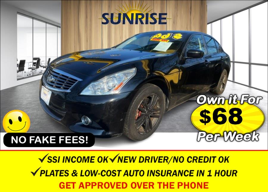 2013 Infiniti G37 Sedan 4dr x AWD, available for sale in Rosedale, New York | Sunrise Auto Sales. Rosedale, New York