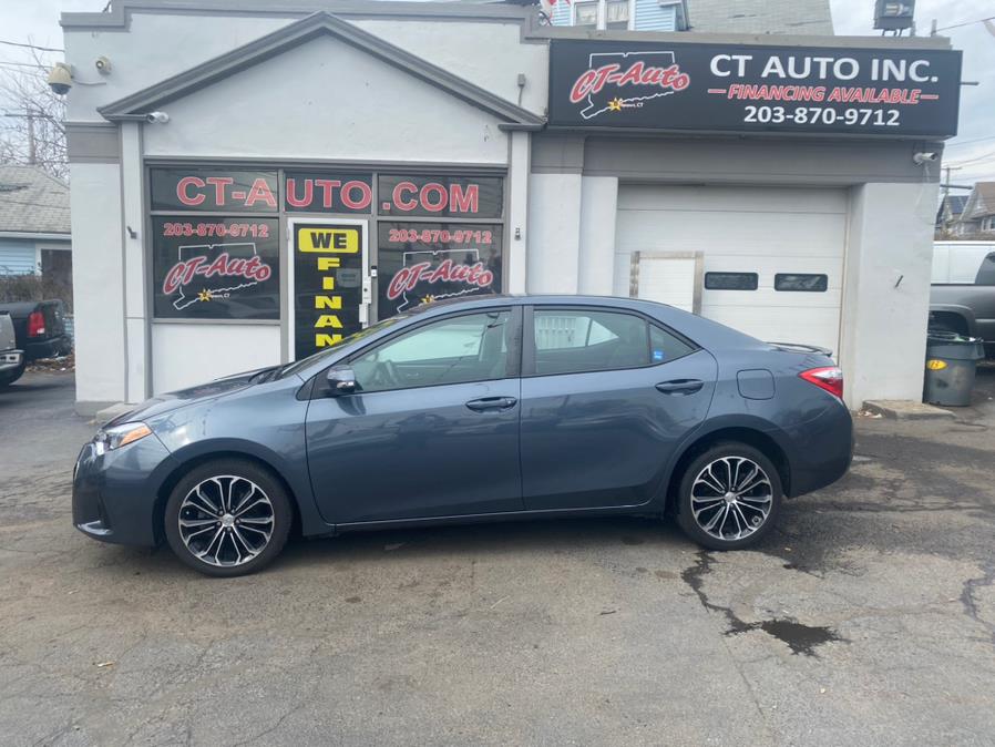 2016 Toyota Corolla 4dr Sdn CVT S (Natl), available for sale in Bridgeport, Connecticut | CT Auto. Bridgeport, Connecticut