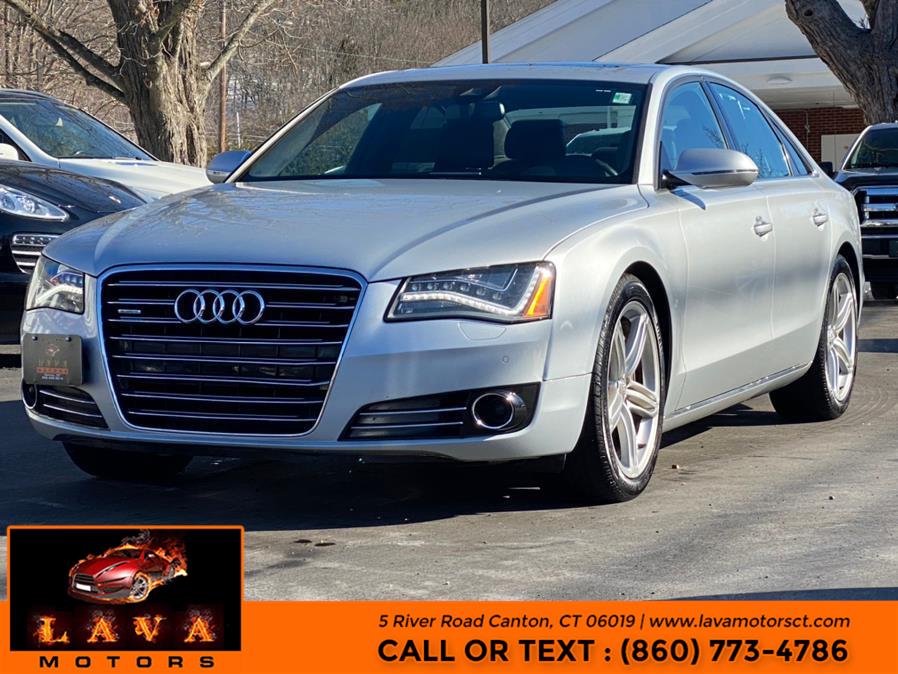 2013 Audi A8 4dr Sdn 3.0L, available for sale in Canton, Connecticut | Lava Motors. Canton, Connecticut
