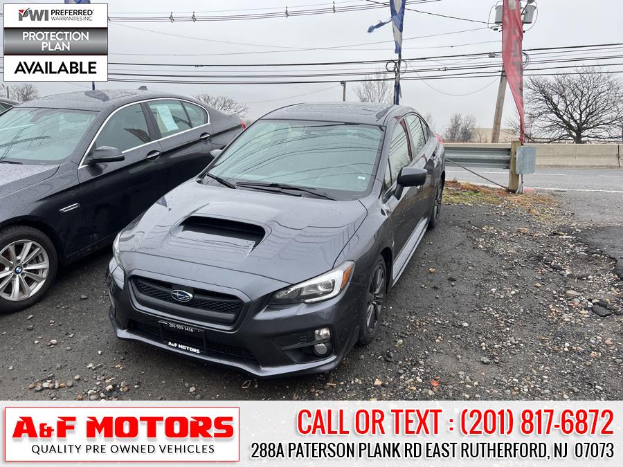 2015 Subaru WRX 4dr Sdn Man Limited, available for sale in East Rutherford, New Jersey | A&F Motors LLC. East Rutherford, New Jersey