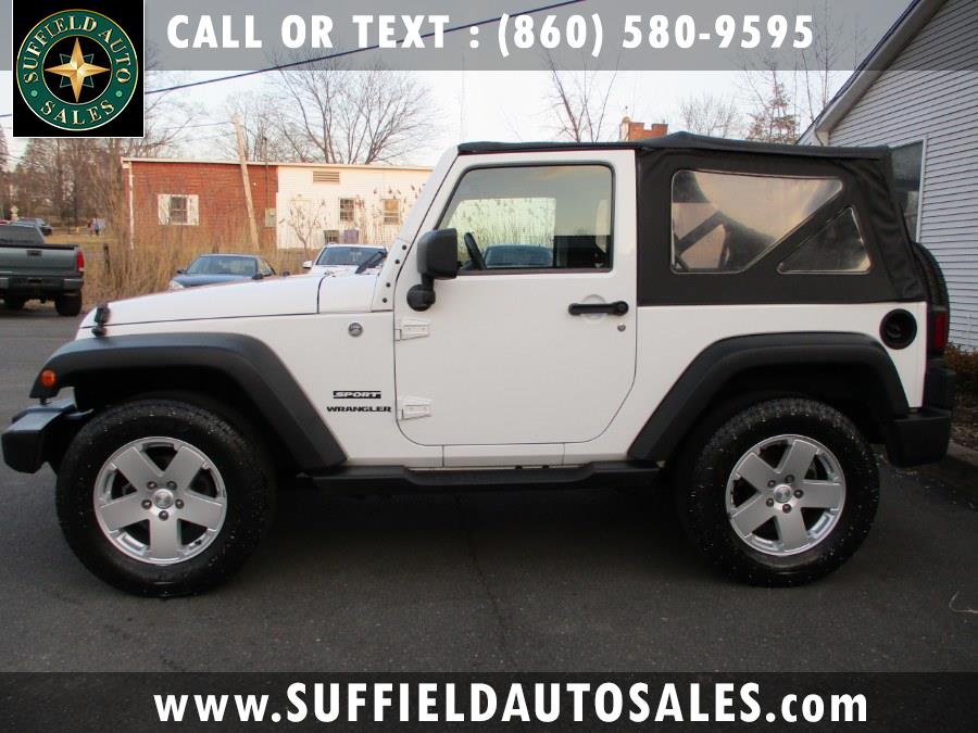 2013 Jeep Wrangler 4WD 2dr Sport, available for sale in Suffield, Connecticut | Suffield Auto LLC. Suffield, Connecticut