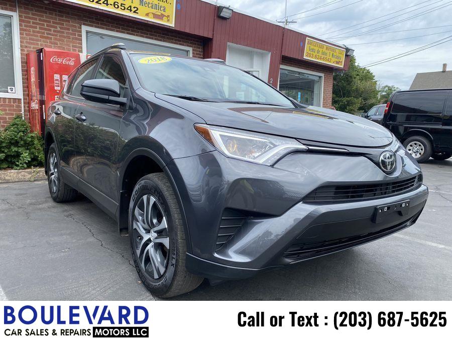 2018 Toyota Rav4 LE Sport Utility 4D, available for sale in New Haven, Connecticut | Boulevard Motors LLC. New Haven, Connecticut