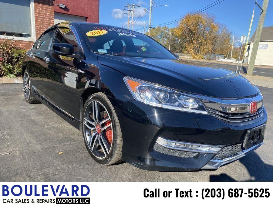 2017 Honda Accord Sport Sedan 4D, available for sale in New Haven, Connecticut | Boulevard Motors LLC. New Haven, Connecticut