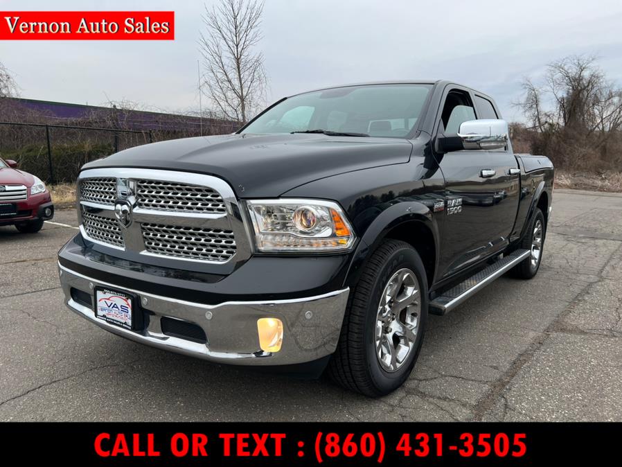 2017 Ram 1500 4WD Quad Cab 140.5" Laramie, available for sale in Manchester, Connecticut | Vernon Auto Sale & Service. Manchester, Connecticut