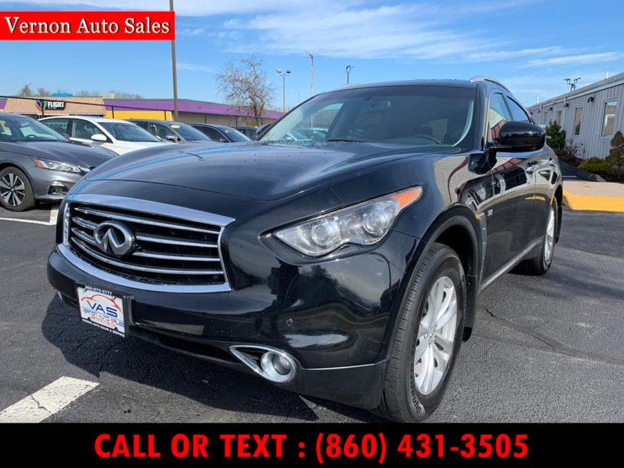 2015 INFINITI QX70 AWD 4dr, available for sale in Manchester, Connecticut | Vernon Auto Sale & Service. Manchester, Connecticut