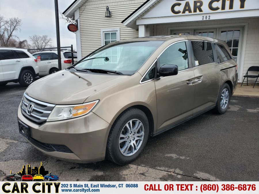 2012 Honda Odyssey 5dr EX-L w/Navi, available for sale in East Windsor, Connecticut | Car City LLC. East Windsor, Connecticut