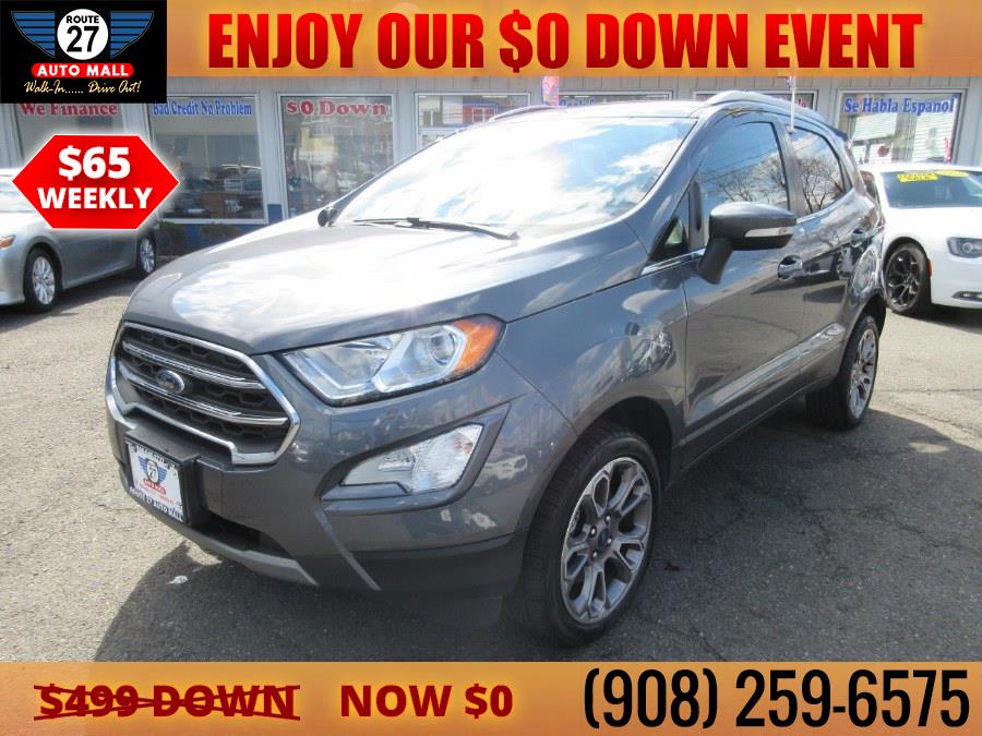 2020 Ford EcoSport Titanium 4WD, available for sale in Linden, New Jersey | Route 27 Auto Mall. Linden, New Jersey
