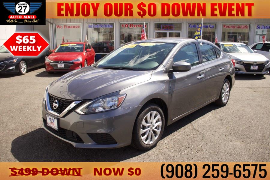2019 Nissan Sentra SV CVT, available for sale in Linden, New Jersey | Route 27 Auto Mall. Linden, New Jersey