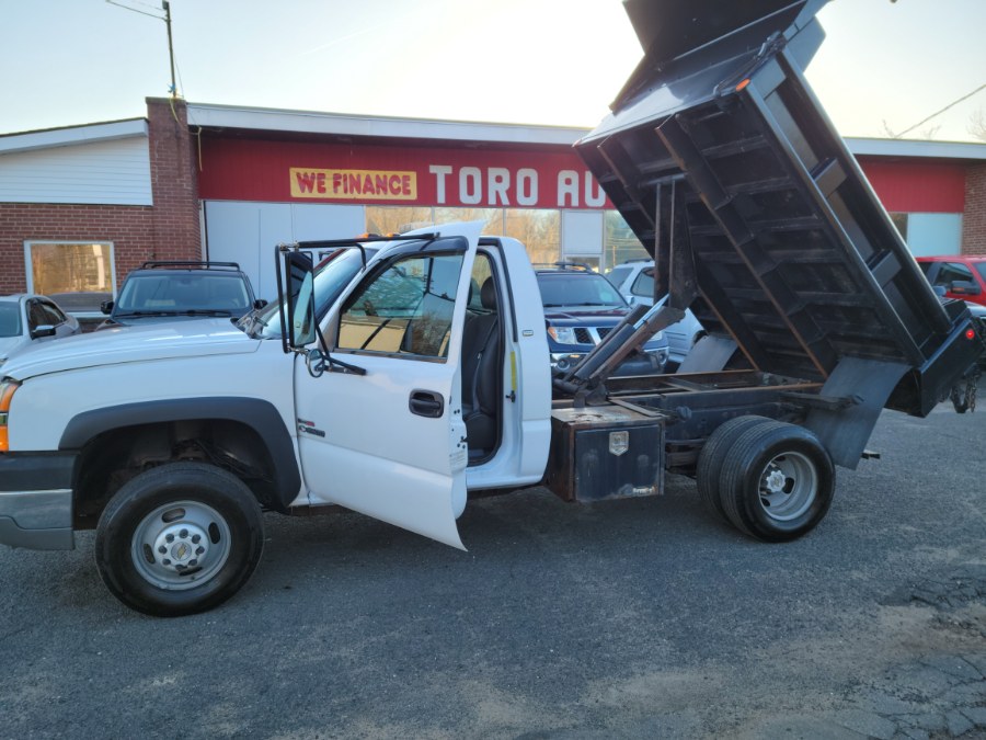 2003 Chevrolet Silverado 3500 6.6 Duramax Diesel 4WD Dump Truck, available for sale in East Windsor, Connecticut | Toro Auto. East Windsor, Connecticut