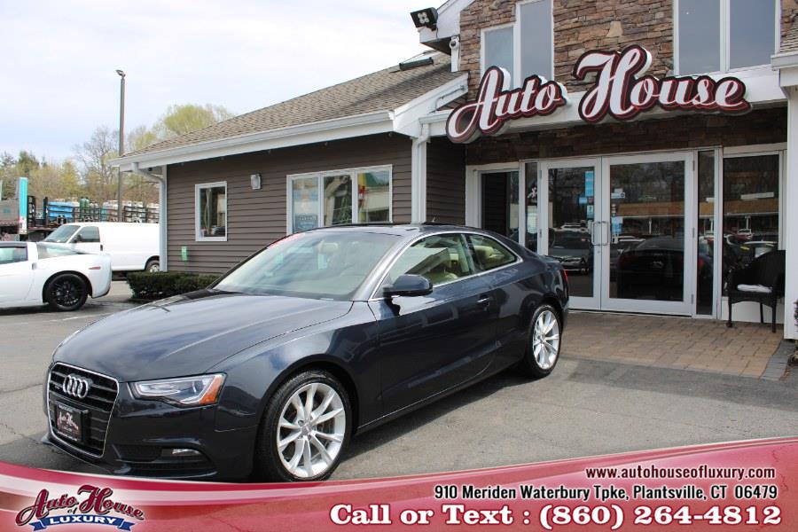 2013 Audi A5 2dr Cpe Auto quattro 2.0T Premium Plus, available for sale in Plantsville, Connecticut | Auto House of Luxury. Plantsville, Connecticut