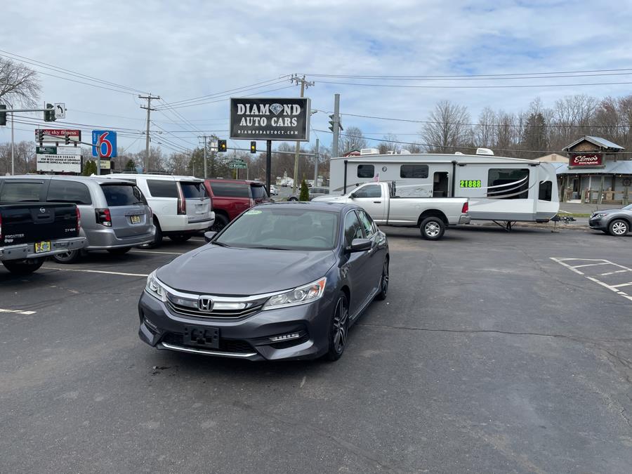2017 Honda Accord Sedan Sport CVT, available for sale in Vernon, Connecticut | TD Automotive Enterprises LLC DBA Diamond Auto Cars. Vernon, Connecticut