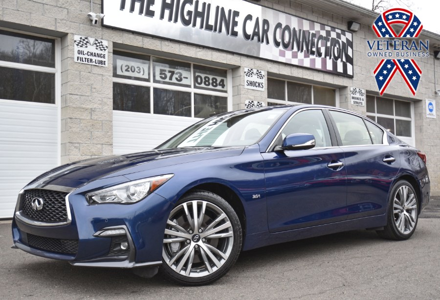 2019 INFINITI Q50 3.0t Sport AWD, available for sale in Waterbury, Connecticut | Highline Car Connection. Waterbury, Connecticut