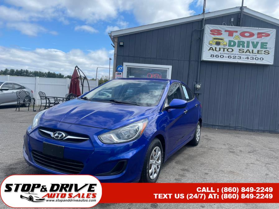 2012 Hyundai Accent 4dr Sdn Auto GLS, available for sale in East Windsor, Connecticut | Stop & Drive Auto Sales. East Windsor, Connecticut