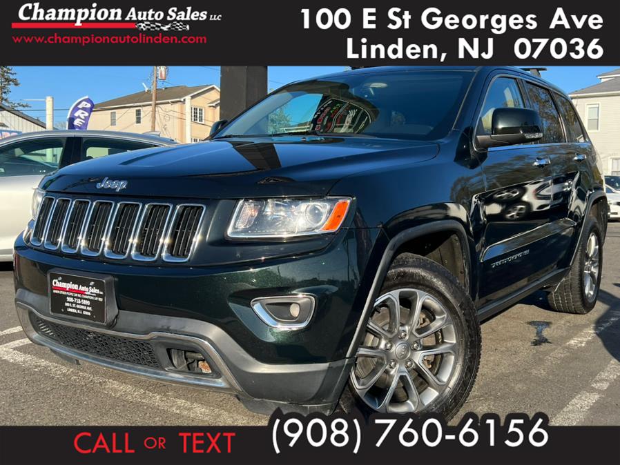 2014 Jeep Grand Cherokee 4WD 4dr Limited, available for sale in Linden, New Jersey | Champion Auto Sales. Linden, New Jersey