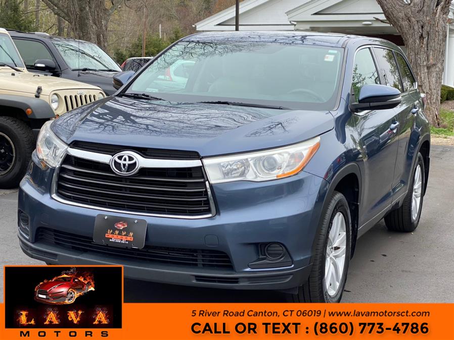 2014 Toyota Highlander AWD 4dr V6 LE Plus (Natl), available for sale in Canton, Connecticut | Lava Motors. Canton, Connecticut