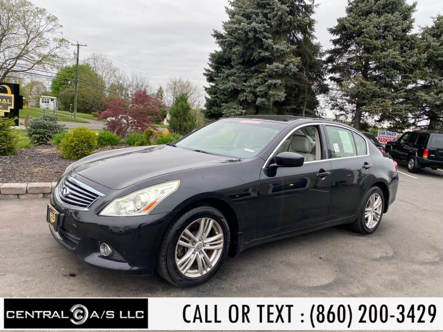 2011 Infiniti G37 Sedan 4dr x AWD, available for sale in East Windsor, Connecticut | Central A/S LLC. East Windsor, Connecticut