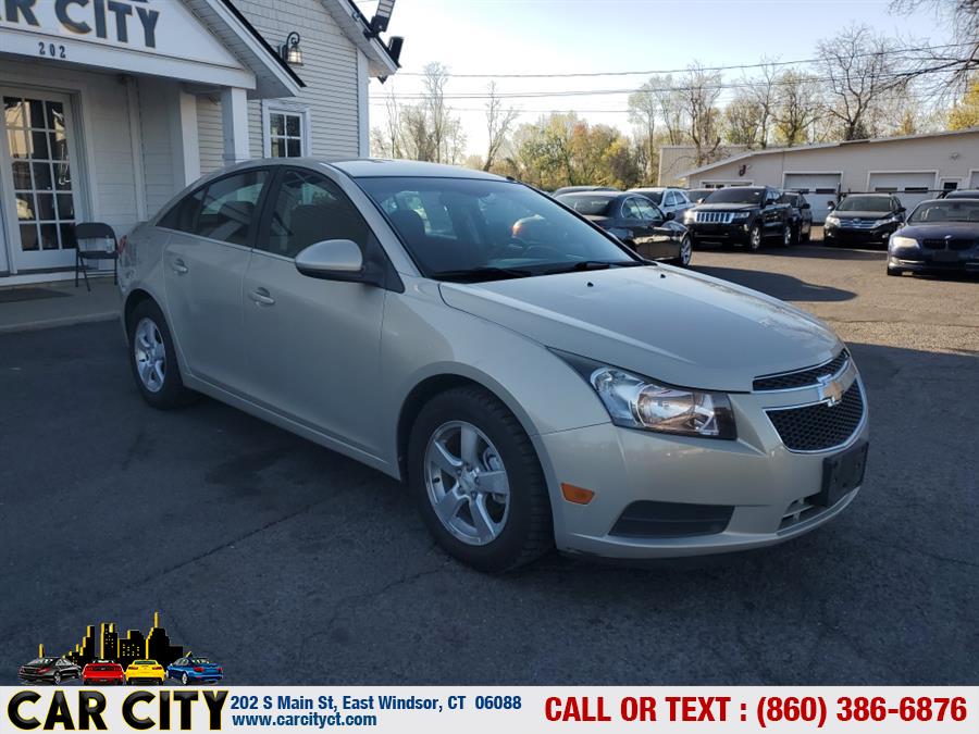 2011 Chevrolet Cruze 4dr Sdn LT w/1FL, available for sale in East Windsor, Connecticut | Car City LLC. East Windsor, Connecticut
