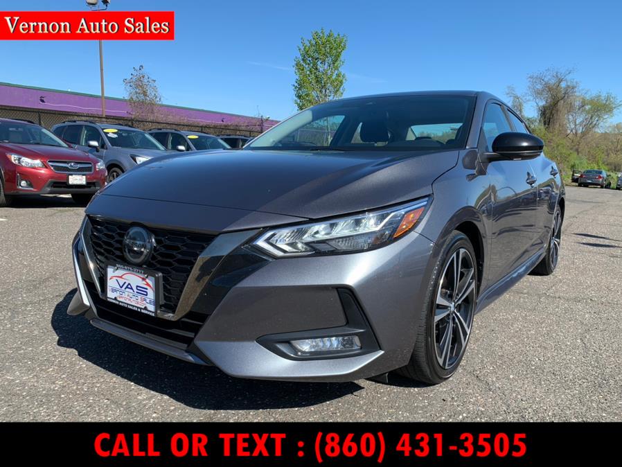 2020 Nissan Sentra SR CVT, available for sale in Manchester, Connecticut | Vernon Auto Sale & Service. Manchester, Connecticut