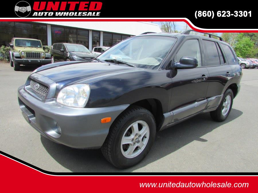 2004 Hyundai Santa Fe 4dr GLS 4WD Auto 2.7L V6, available for sale in East Windsor, Connecticut | United Auto Sales of E Windsor, Inc. East Windsor, Connecticut