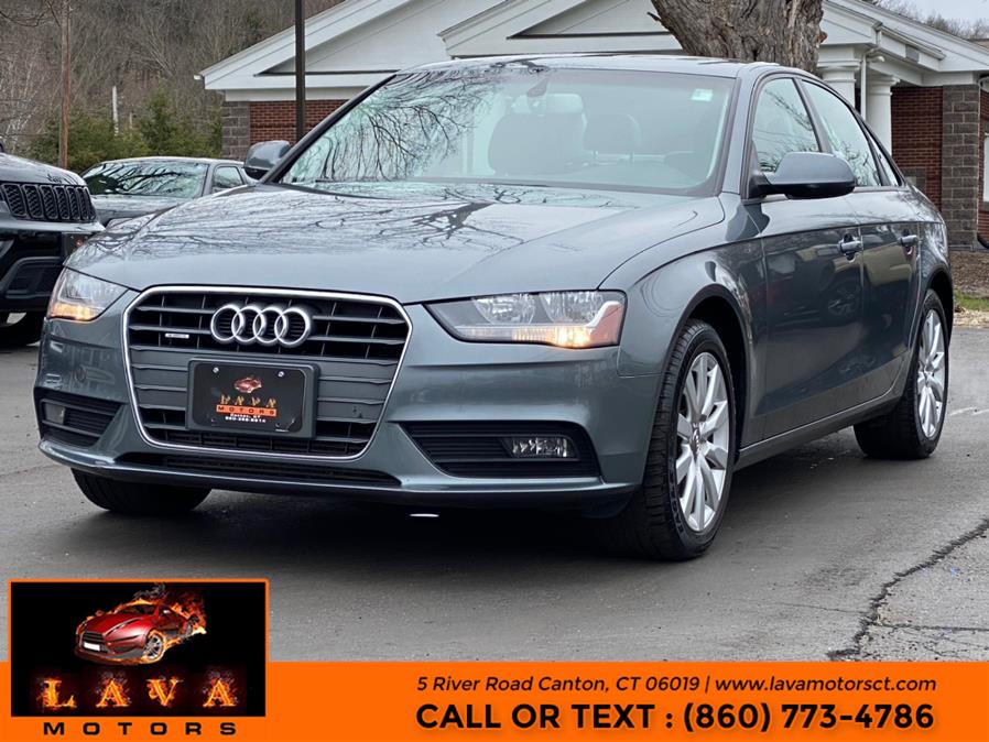 2014 Audi A4 4dr Sdn Auto quattro 2.0T Premium, available for sale in Canton, Connecticut | Lava Motors. Canton, Connecticut