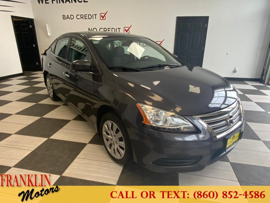 2015 Nissan Sentra 4dr Sdn I4 CVT SV, available for sale in Hartford, Connecticut | Franklin Motors Auto Sales LLC. Hartford, Connecticut