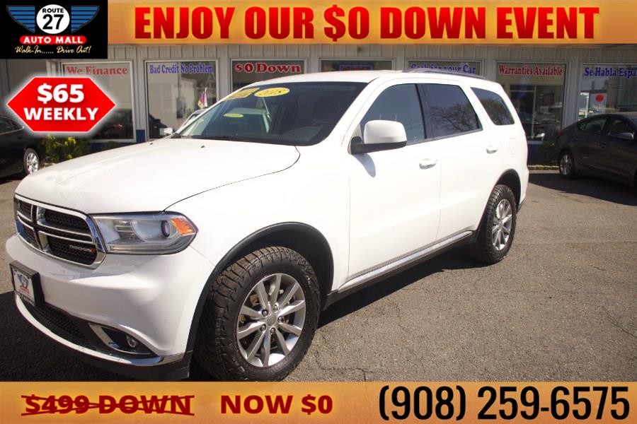 2018 Dodge Durango SXT AWD, available for sale in Linden, New Jersey | Route 27 Auto Mall. Linden, New Jersey