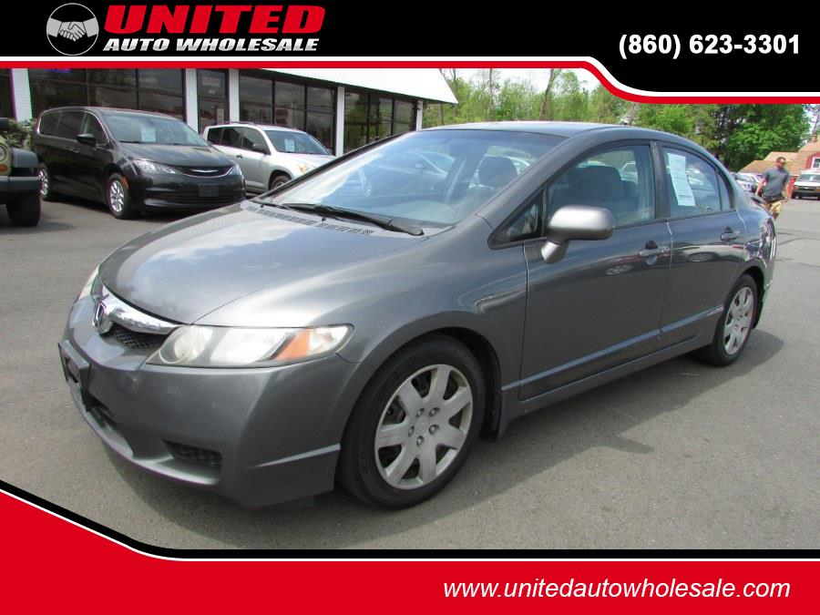 2009 Honda Civic Sdn 4dr Auto LX, available for sale in East Windsor, Connecticut | United Auto Sales of E Windsor, Inc. East Windsor, Connecticut