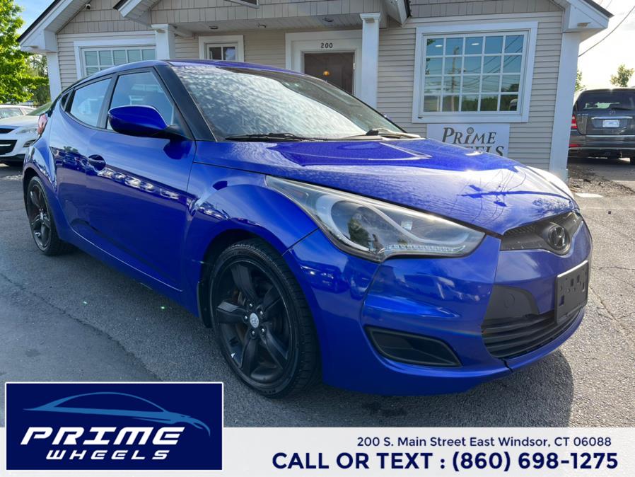 2012 Hyundai Veloster 3dr Cpe Auto w/Black Int, available for sale in East Windsor, Connecticut | Prime Wheels. East Windsor, Connecticut