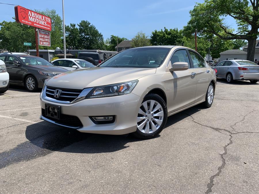 2013 Honda Accord Sdn 4dr I4 CVT EX-L, available for sale in Springfield, Massachusetts | Absolute Motors Inc. Springfield, Massachusetts