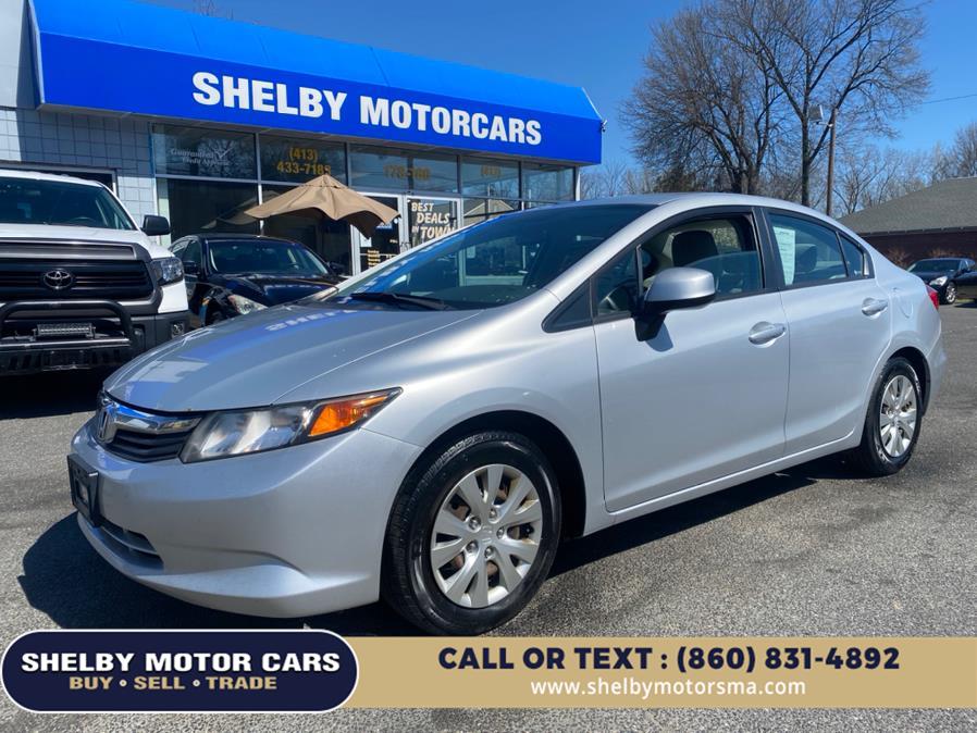 2012 Honda Civic Sdn 4dr Auto LX, available for sale in Springfield, Massachusetts | Shelby Motor Cars. Springfield, Massachusetts