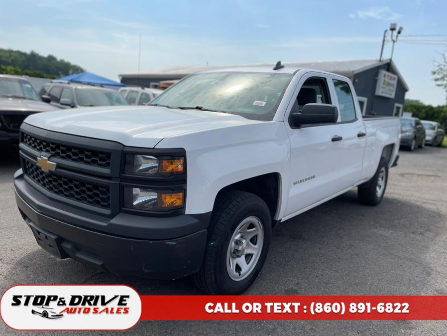 2015 Chevrolet Silverado 1500 2WD Double Cab 143.5" Work Truck, available for sale in East Windsor, Connecticut | Stop & Drive Auto Sales. East Windsor, Connecticut
