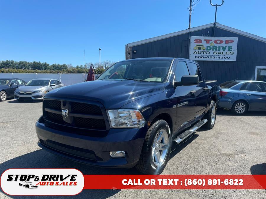 2012 Ram 1500 4WD Crew Cab 140.5" ST, available for sale in East Windsor, Connecticut | Stop & Drive Auto Sales. East Windsor, Connecticut